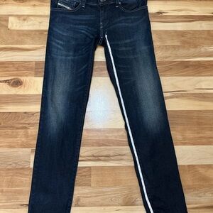 Diesel Getlegg Slim Tapered Women’s W28 L 30 Dark Blue Jeans Low Rise
